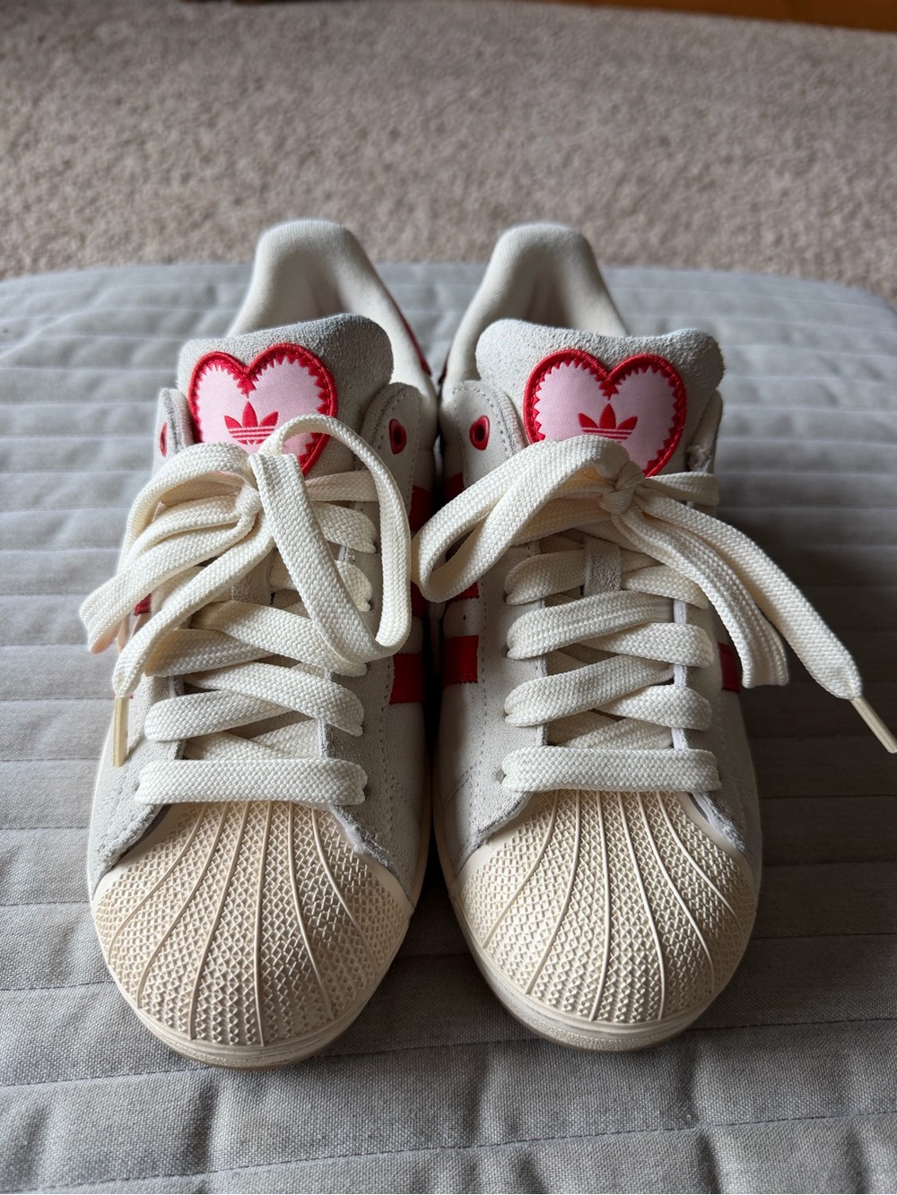 adidas Originals Superstar II W Valentines Day Sneakers Size 8